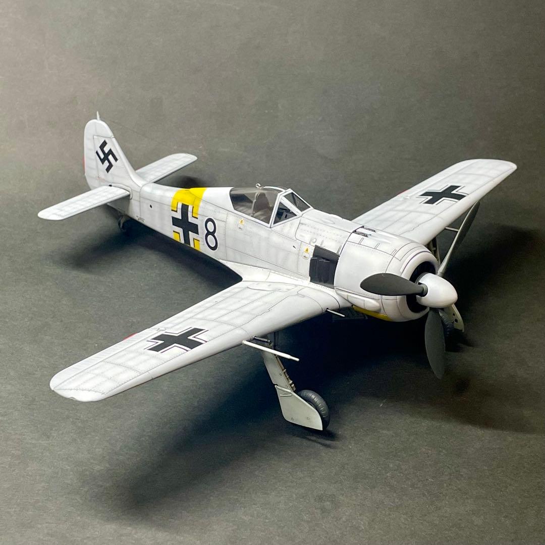 【完成品】 ハセガワ 1/48 フォッケウルフ FW190 A-4
