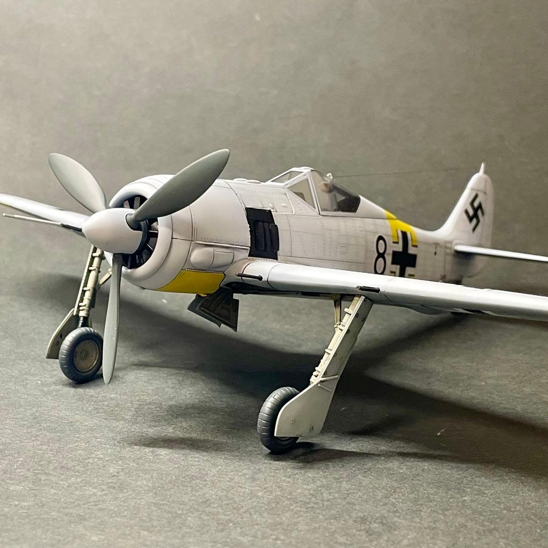 【完成品】 ハセガワ 1/48 フォッケウルフ FW190 A-4