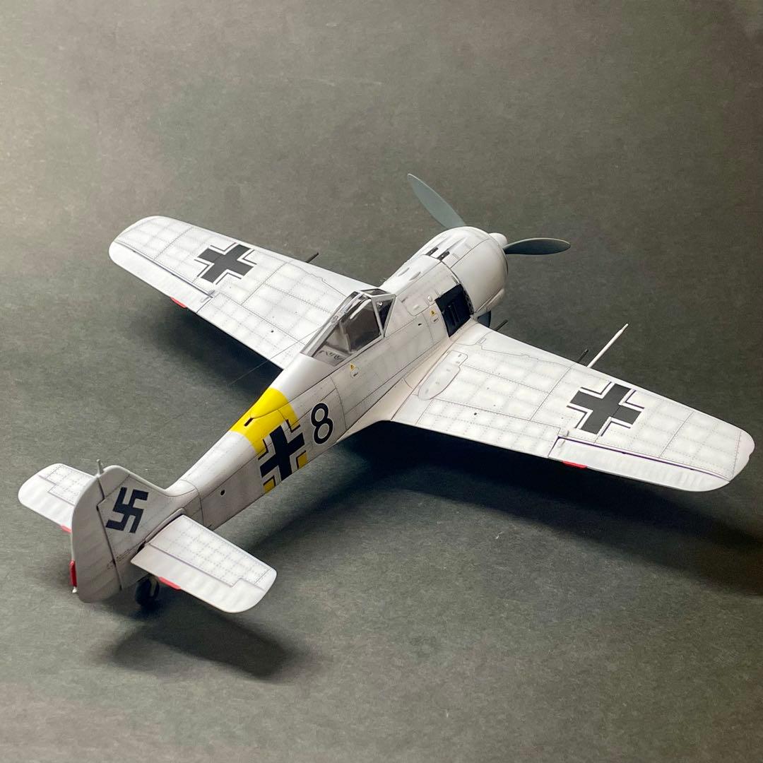 【完成品】 ハセガワ 1/48 フォッケウルフ FW190 A-4