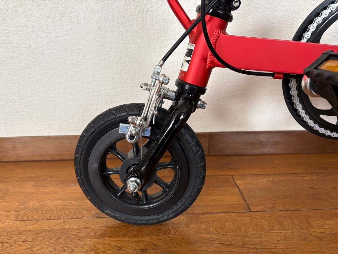 折り畳み自転車 ブリヂストン HANDY BIKE8 レッド/ブラック