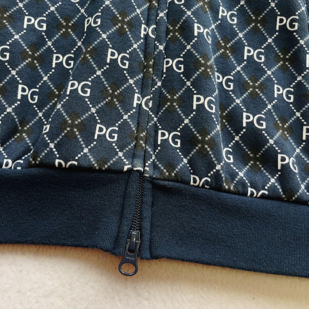 パーリーゲイツ　近年モデル　セットアップ　アーガイル　PGロゴ　スカート　パーカ