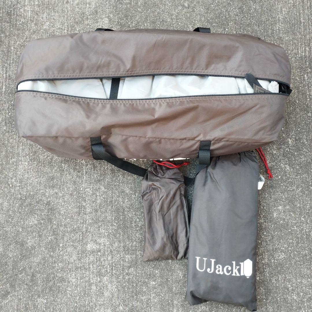UJackサーペントテントワンポールテント1〜2人とテントマットインナーマット