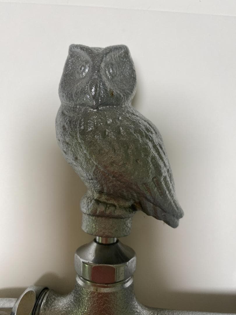 アンティーク風 水栓 蛇口 フクロウ型モチーフハンドル ガーデン・洗面用 DIY