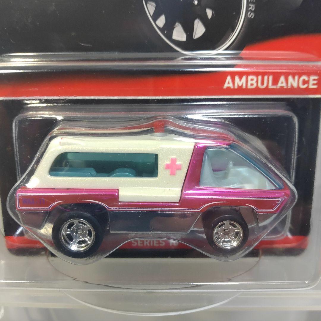 ミニカー Hot Wheels Real Riders AMBULANCE
