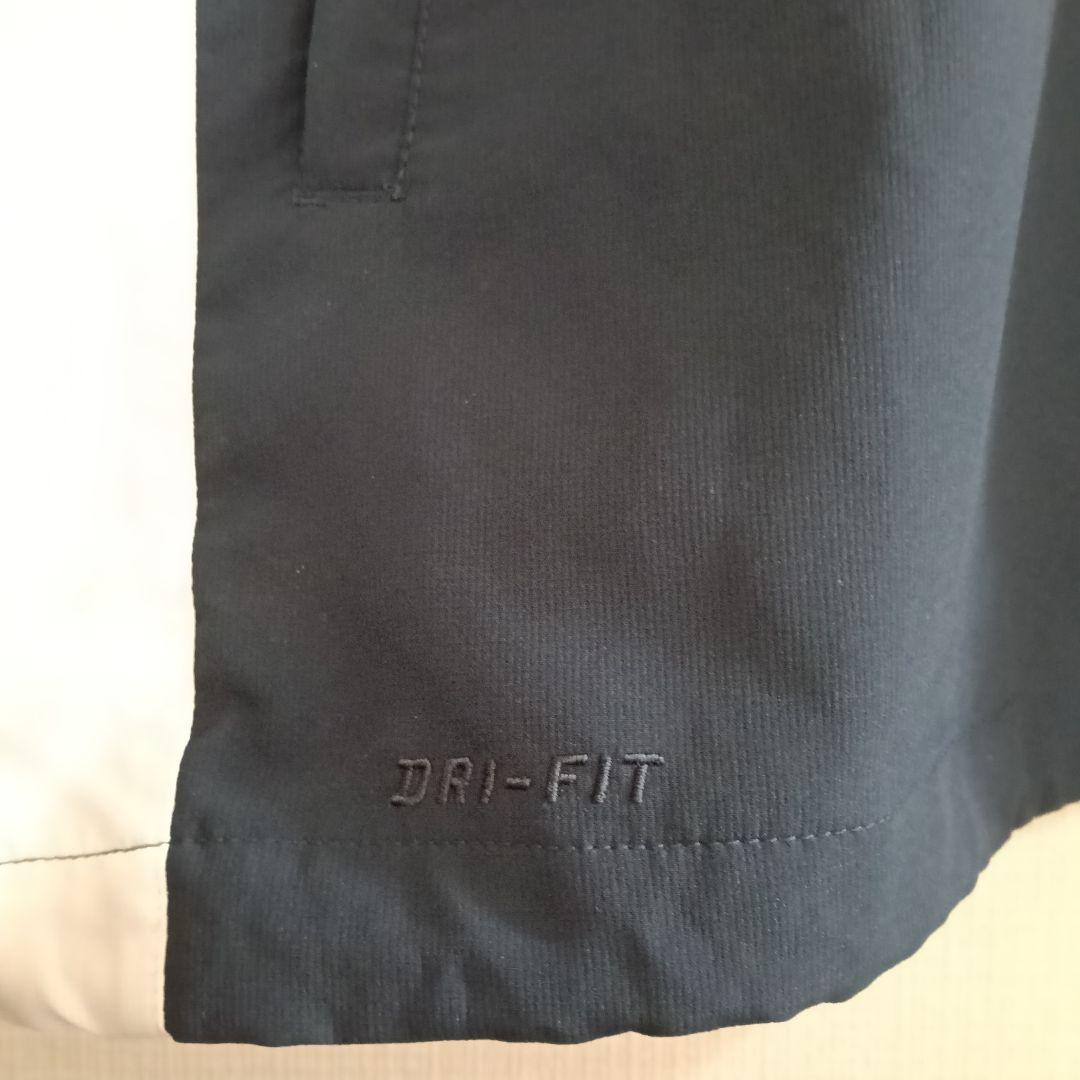 ナイキフルジップジャケットNIKE トラック Dri-FIT 刺繍ロゴ XXL紺