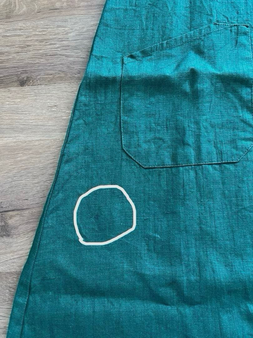 fog linen work リネンオーバーエプロン ヴェール