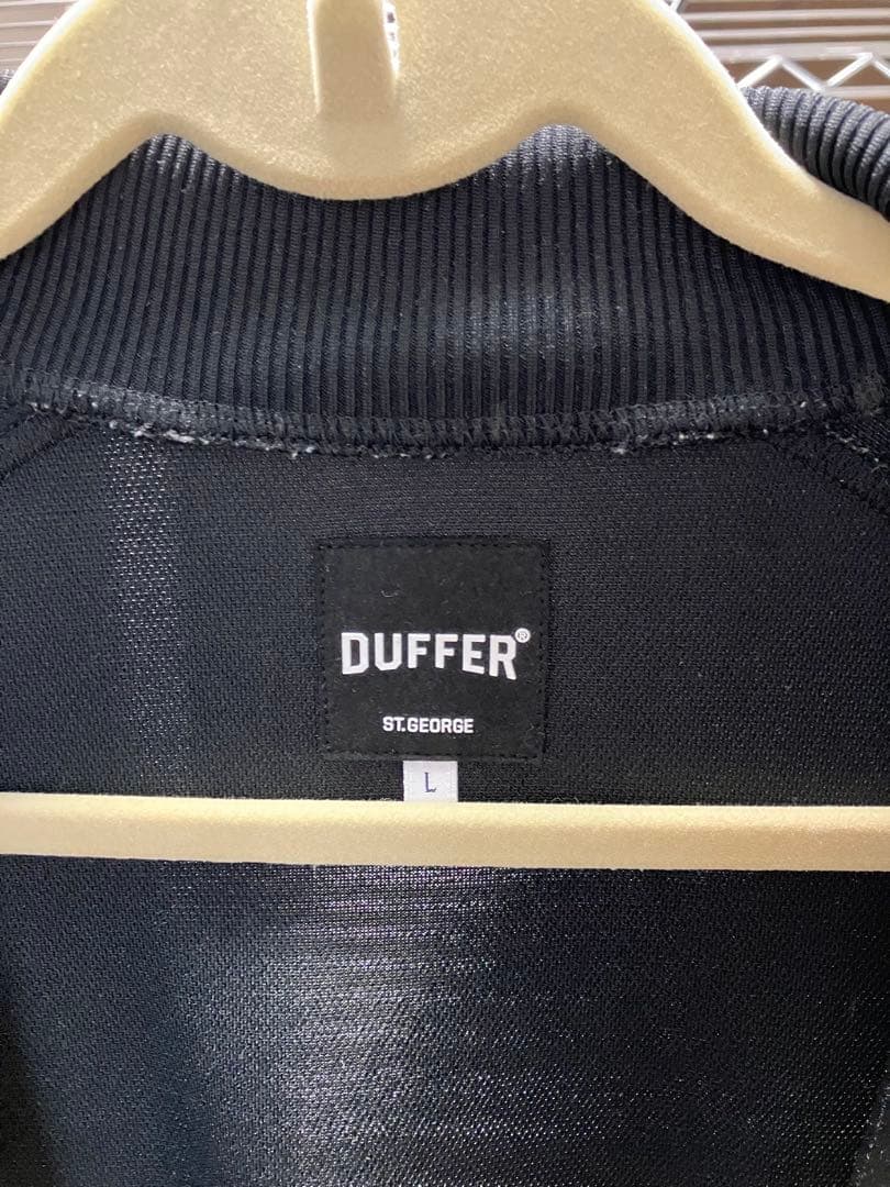 DUFFER ブラック フルジップジャケット