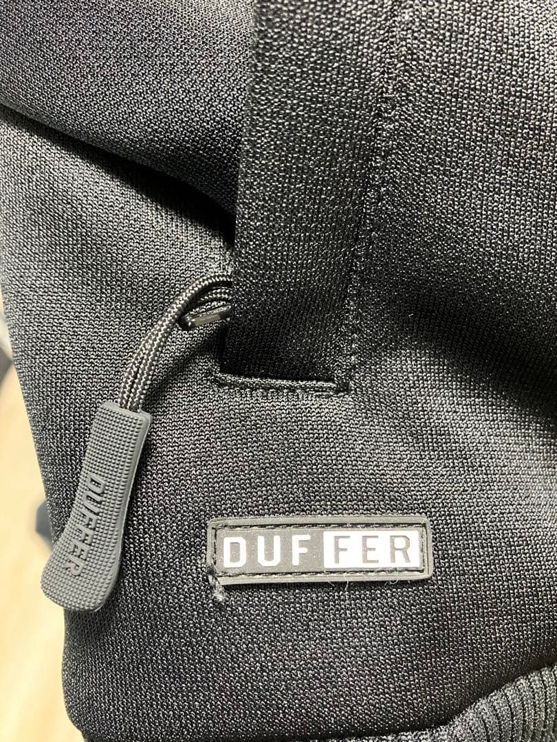 DUFFER ブラック フルジップジャケット