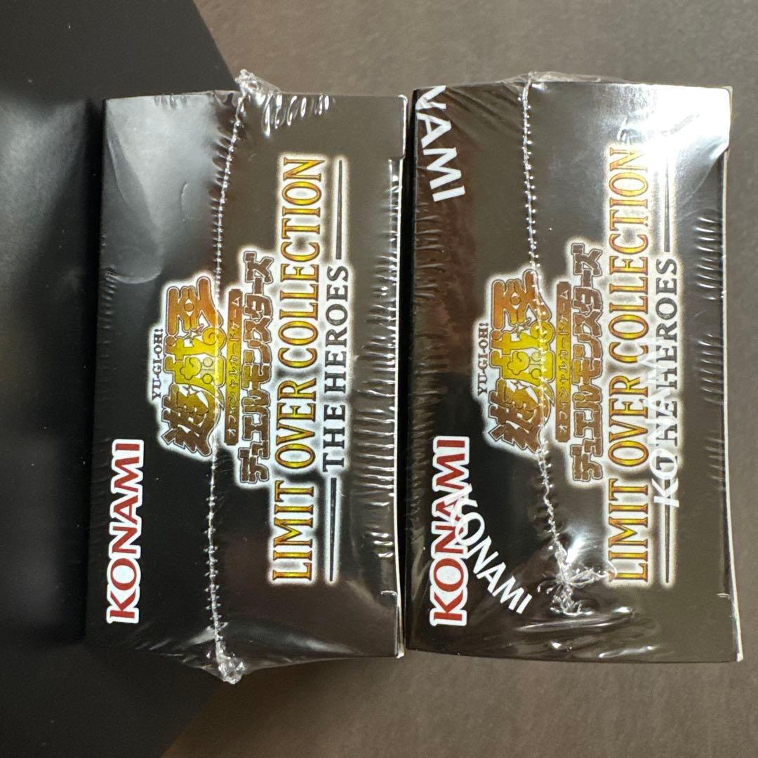 新品未開封 遊戯王リミットオーバーコレクションヒーローズ シュリンク付 2BOX