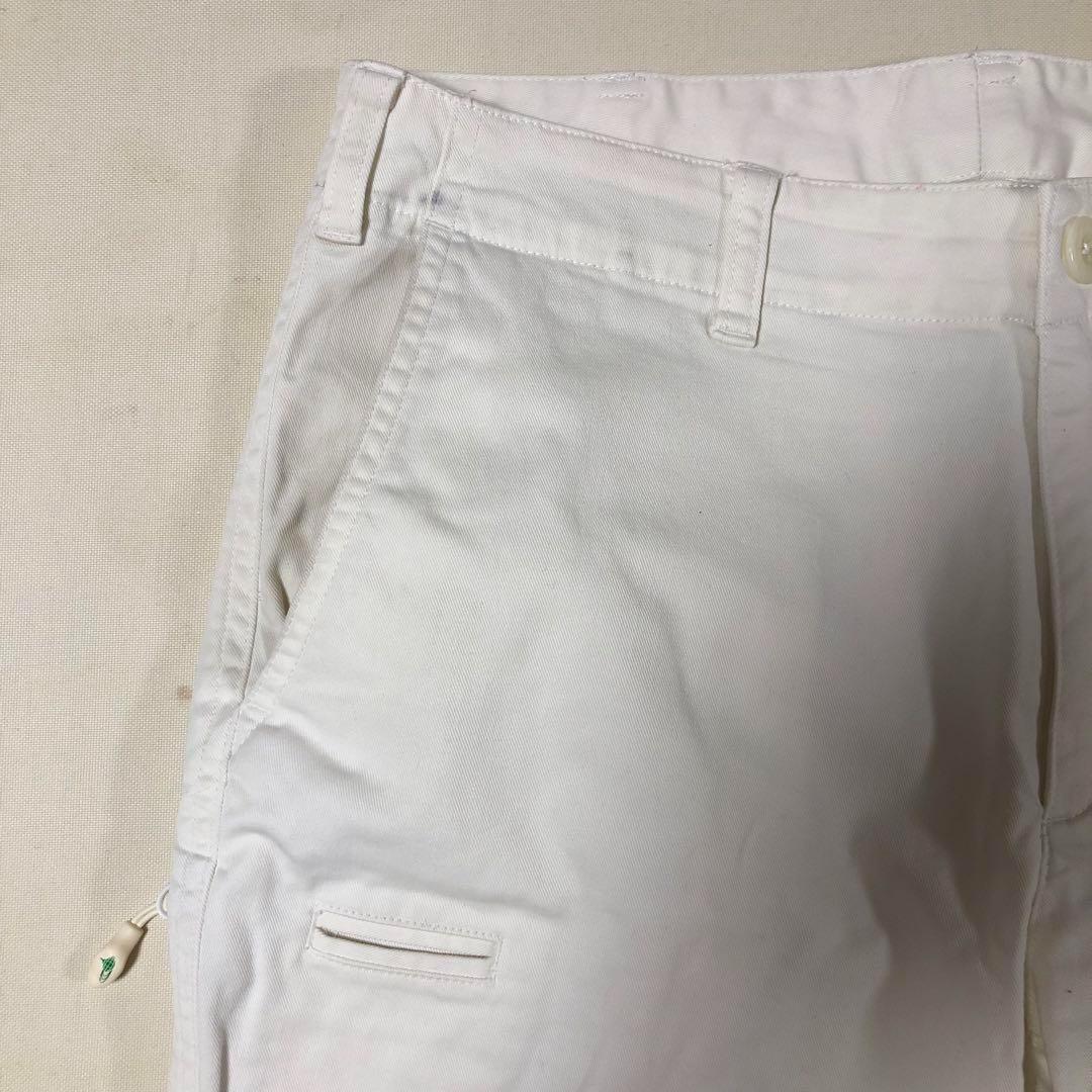 ビームスゴルフ オレンジレーベル◇ハーフ パンツ◇ホワイト Sサイズ
