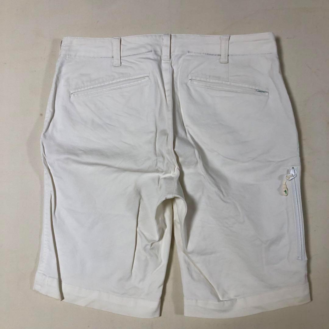 ビームスゴルフ オレンジレーベル◇ハーフ パンツ◇ホワイト Sサイズ