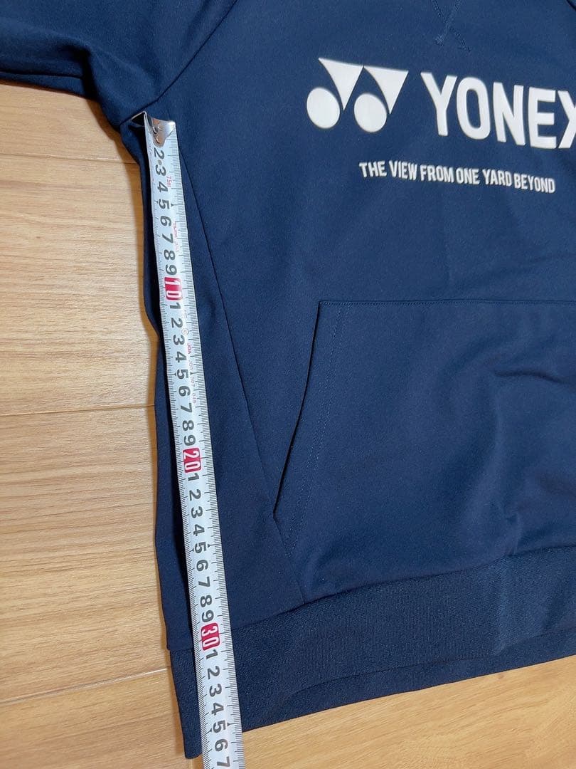【超美品】ヨネックス YONEX フード付きMサイズ ネイビー