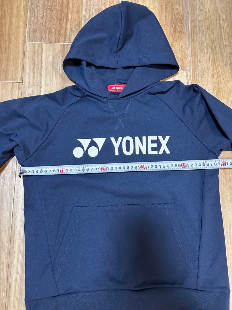 【超美品】ヨネックス YONEX フード付きMサイズ ネイビー