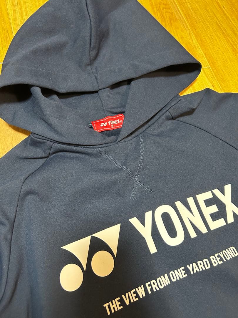 【超美品】ヨネックス YONEX フード付きMサイズ ネイビー