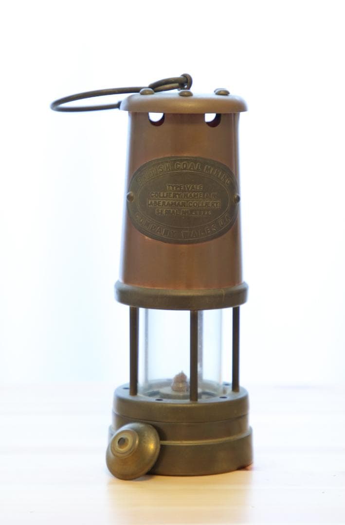 【草加千兵衛】アンティーク風装飾ランプ Coal Mining Lamp