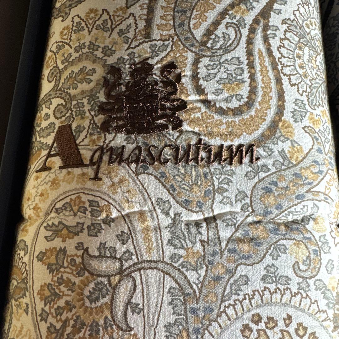 【未使用】Aquascutum 肌掛けふとん 2P キルティング 140×190