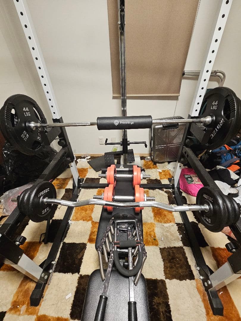 【Dom】アイロテック パワーラック フルセット 135kg 自宅配送可
