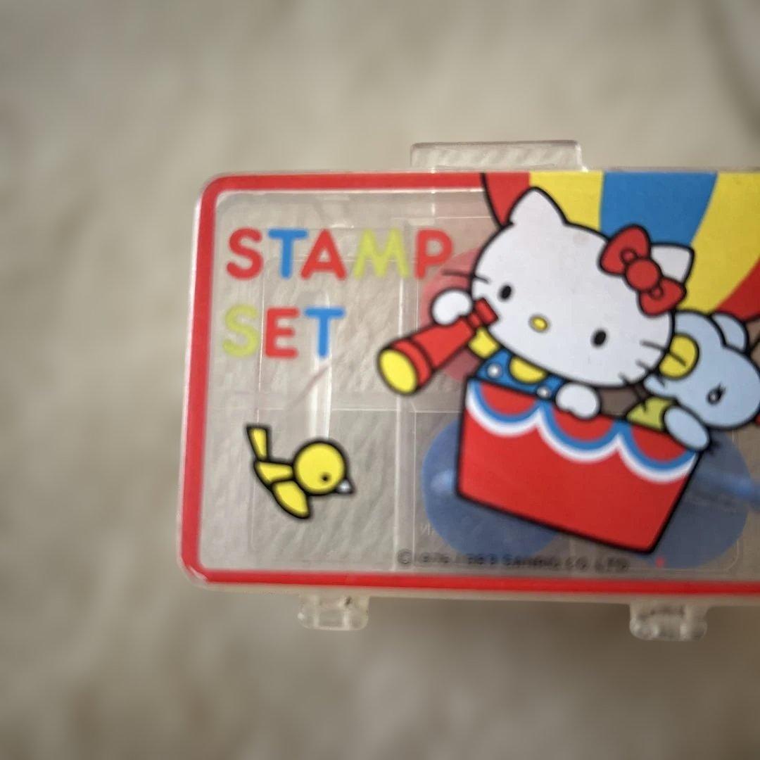 キティ　レトロ　ペンセット　スタンプ　激レア