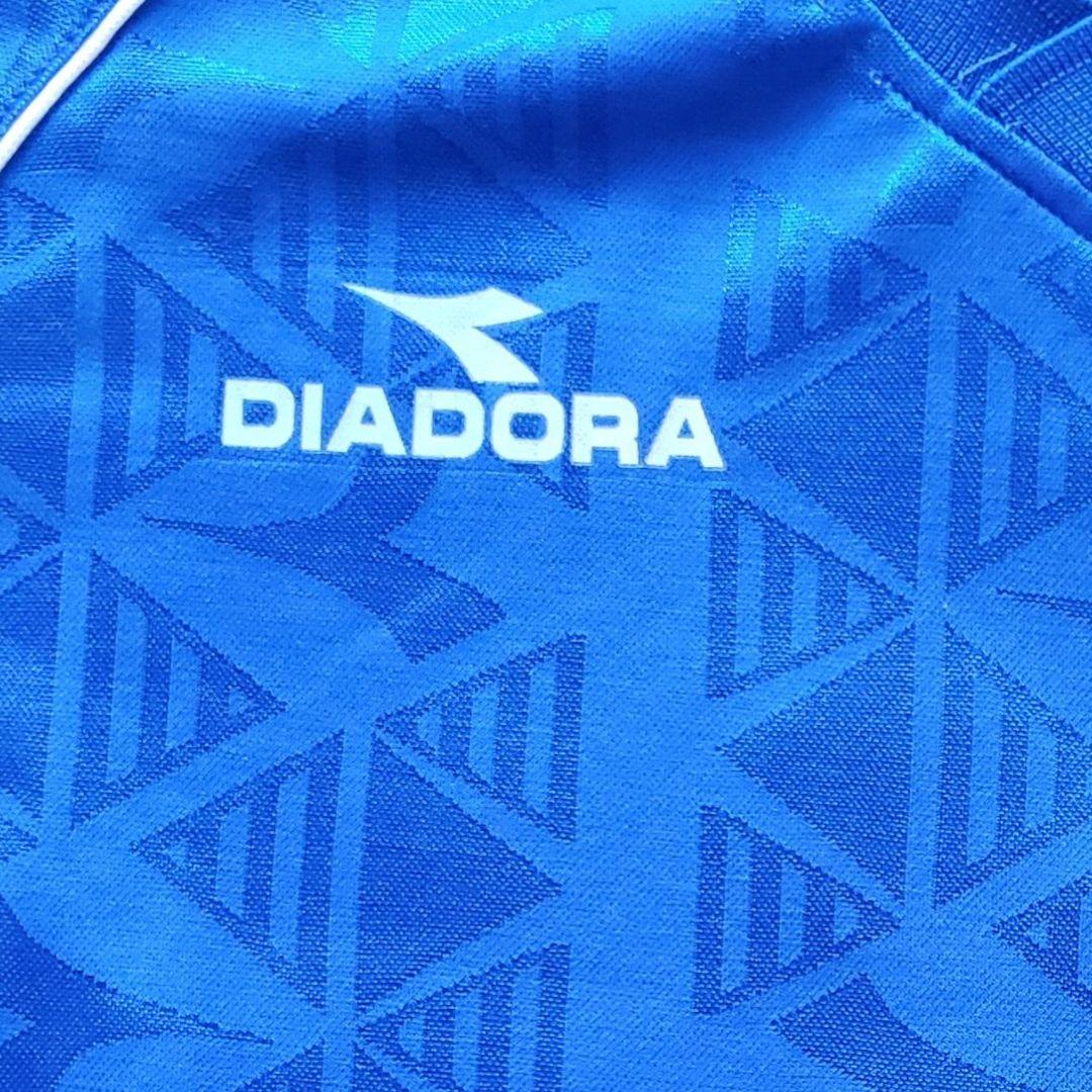 DIADORA　サッカー　ユニホーム　背番号14　透かし入り　襟付き　ディアドラ