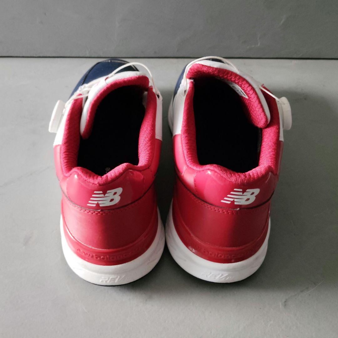 New Balance 996 ゴルフシューズ ホワイト/ネイビー/レッド