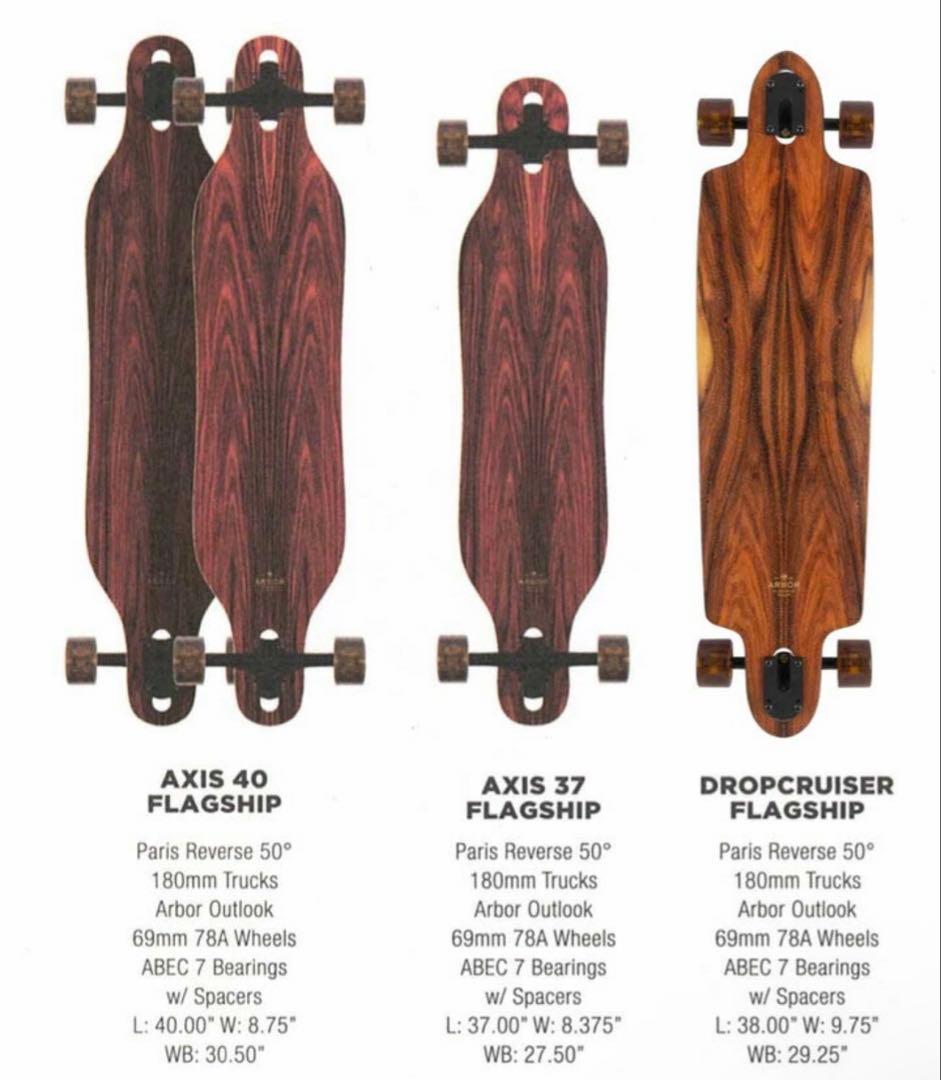 スケートボード ARBOR SKATEBOARDS FLAGSHIP AXIS40