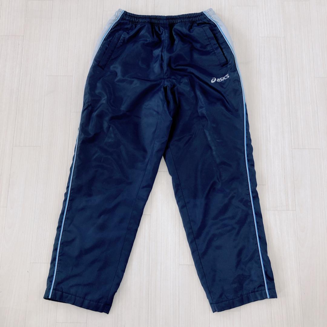 asics アシックス ジャージ 上下セット ウエスト調節紐 裏地 M スポーツ
