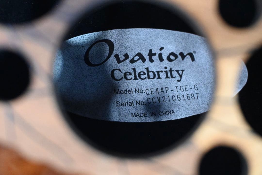 Ovation CE44P-TGE-G Celebrity ワケあり特価