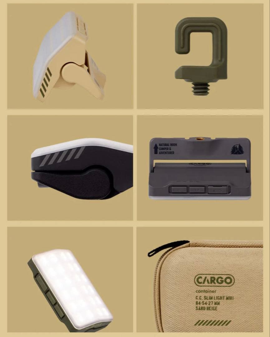 新品‼️CARGO✨SLIM LIGHT MINI✨SANDBEIGE