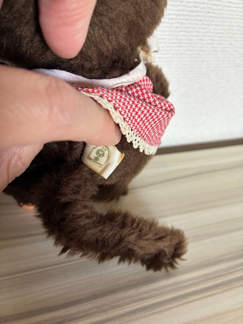 1974年初期モンチッチちゃん　泣き顔　ワンピース