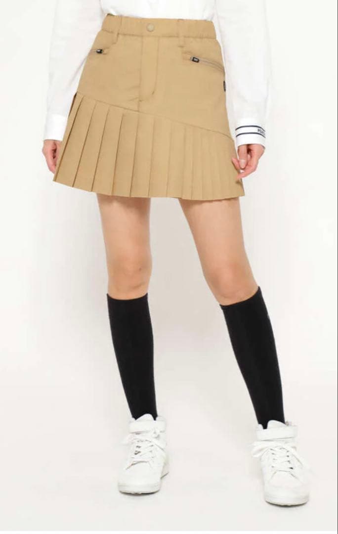 パーリーゲイツ　スカート　ベージュ　1
