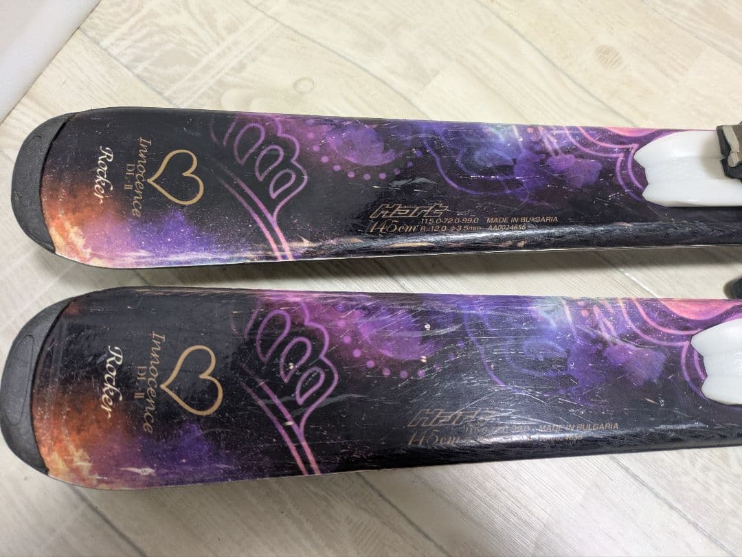 Hart Innocence DL-Ⅱ　スキー　145cm　ストック　セット