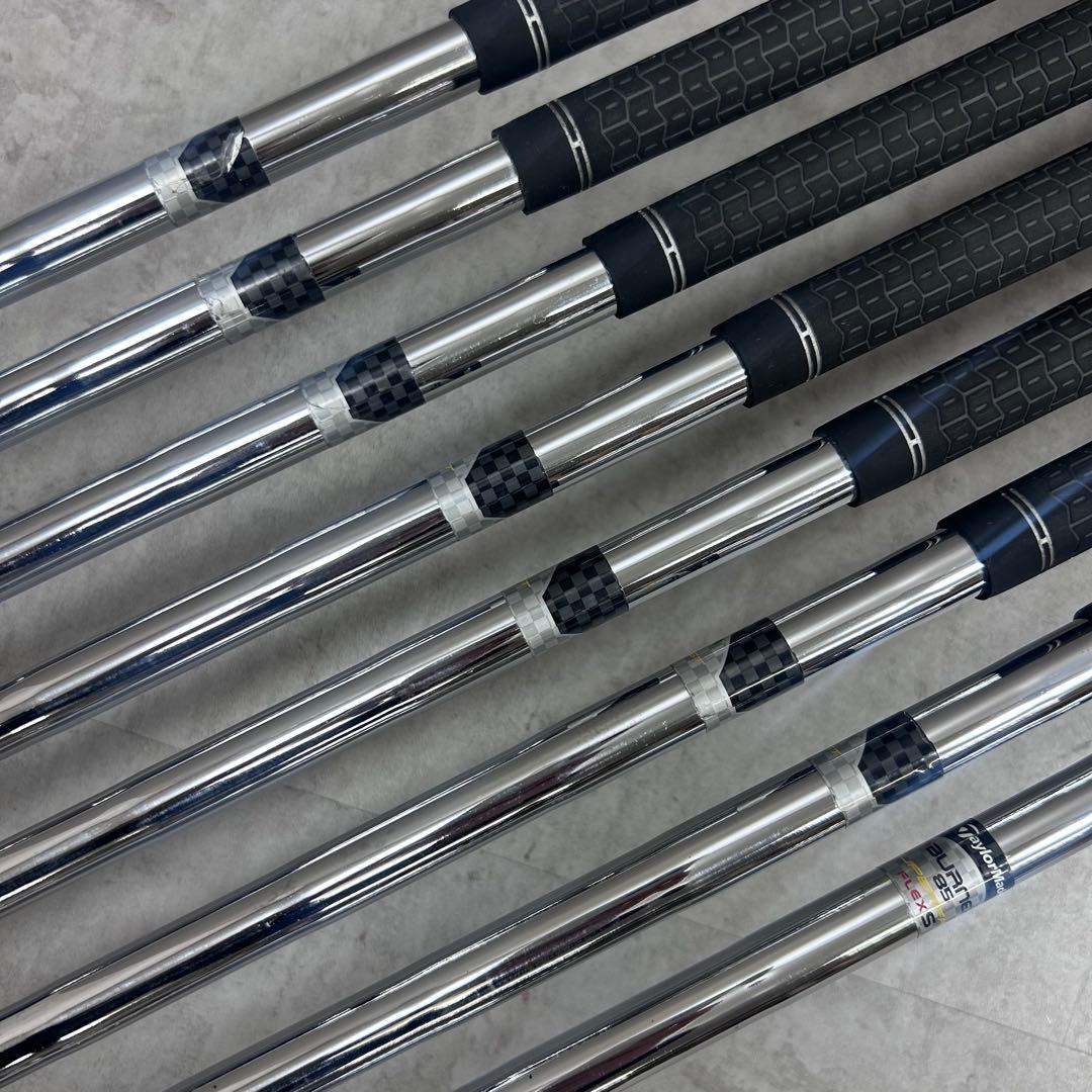 テーラーメイド　バーナープラス　メンズゴルフ　アイアンセット　8本　S　右利き用
