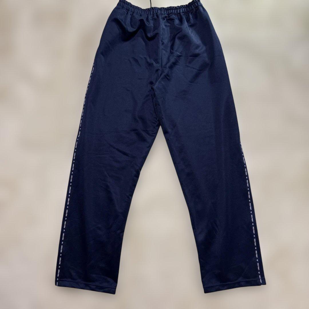 80-90ｓ！フレッドペリー★navy　XL◎ワイドライントラックパンツ★