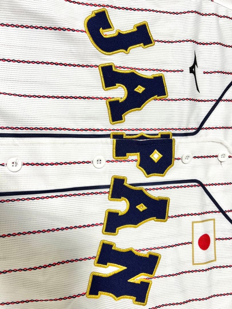 侍ジャパン　ユニフォーム　Ｌサイズ　無地　背番号なし