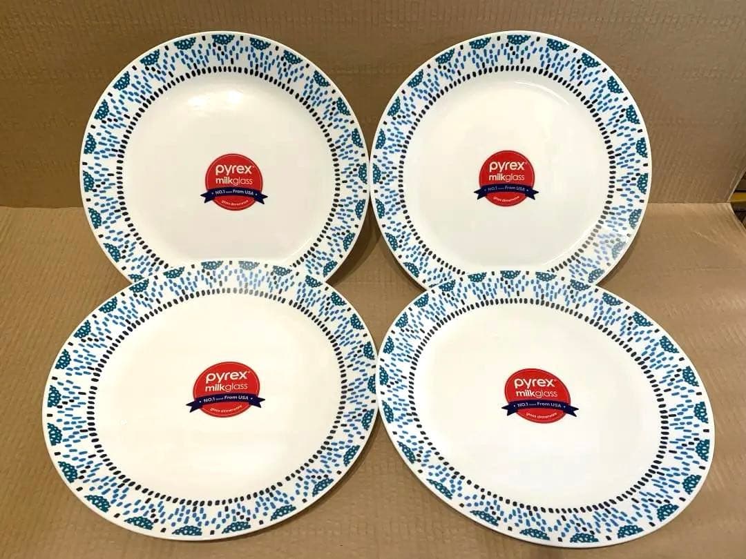 レア　新品8枚　パイレックス　PYREX アローズ　サラダ　プレート 皿