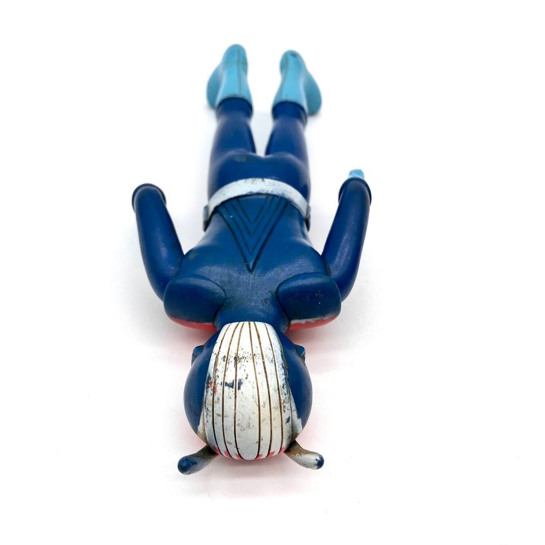 レトロ　当時物　ポピー製　ライダーマン　石森プロ　ソフビフィギュア