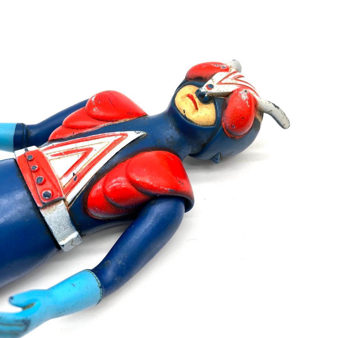 レトロ　当時物　ポピー製　ライダーマン　石森プロ　ソフビフィギュア