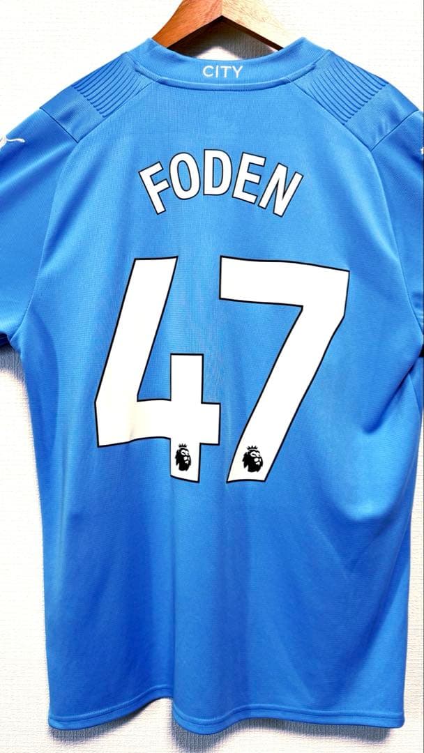 マンチェスター・シティ FODEN #47 ホームユニフォーム