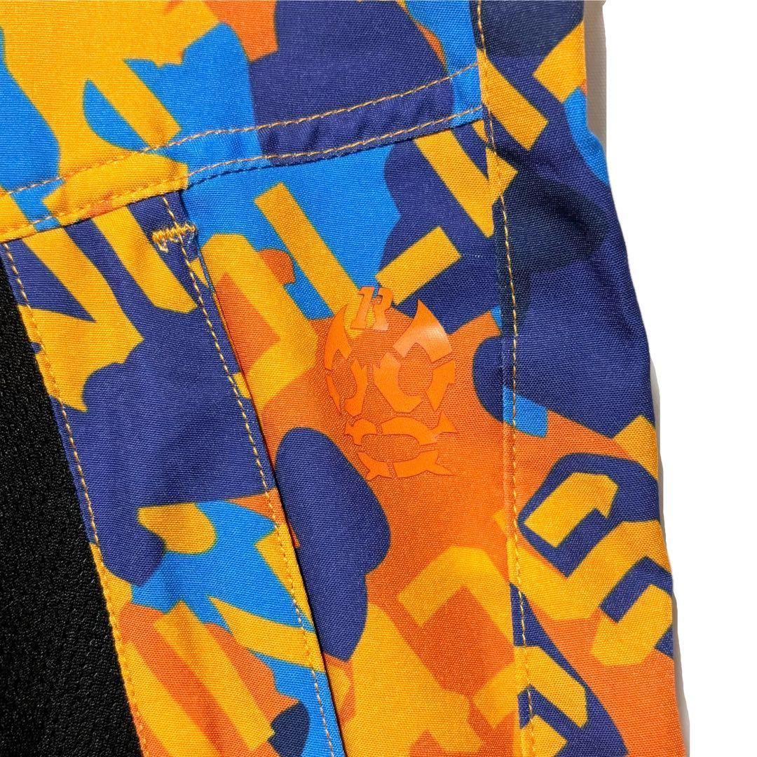 新品 ラッセルノ ゴルフ メッシュ ポケット ショーツ オレンジ カモ 2XL