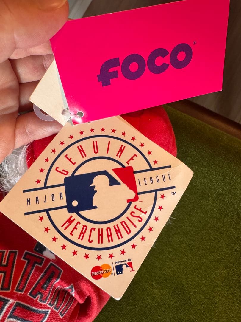 大谷翔平　ラリーモンキー　エンジェルズ　ぬいぐるみ FOCO製 約30cm