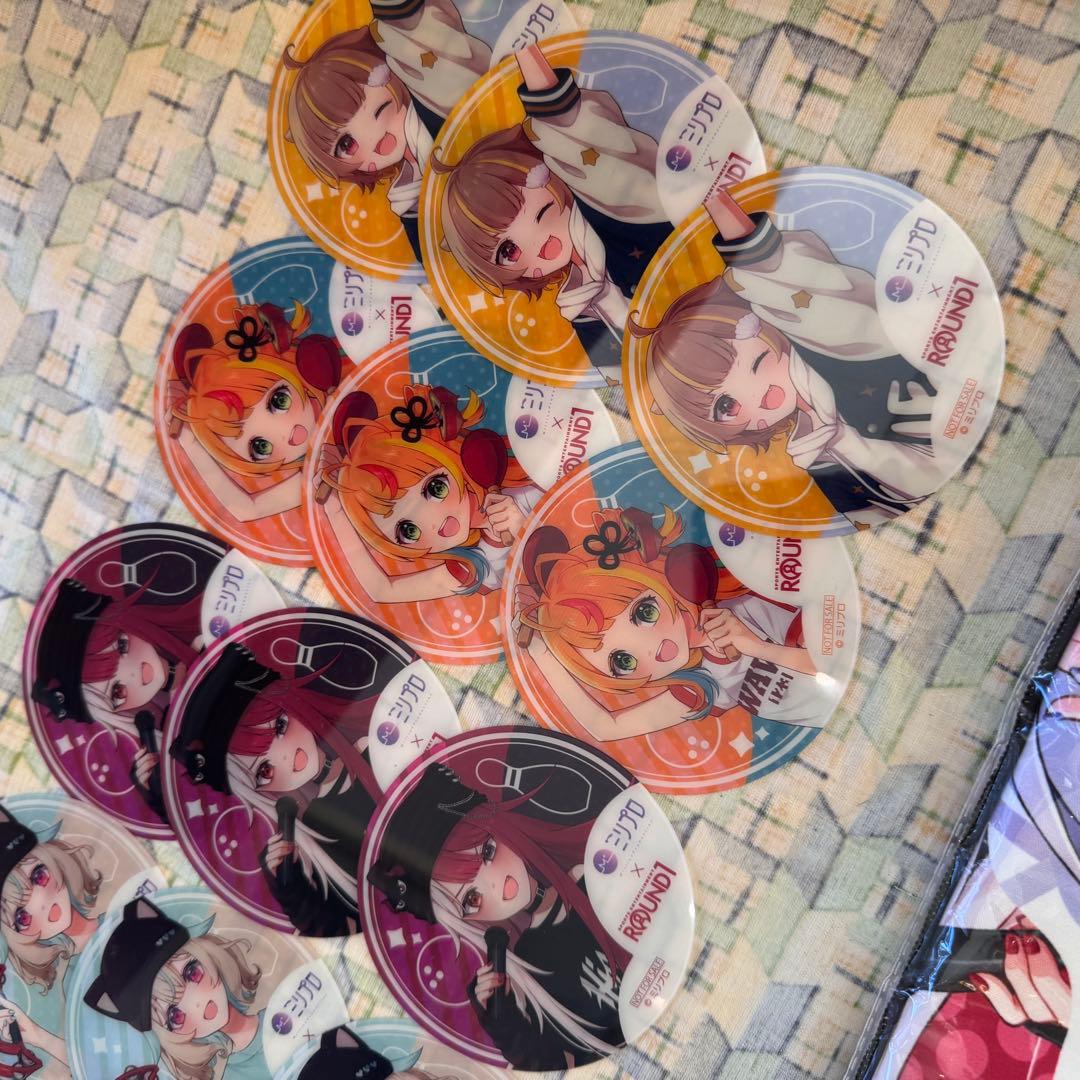 ミリプロ round1 ラウンド1 コースター