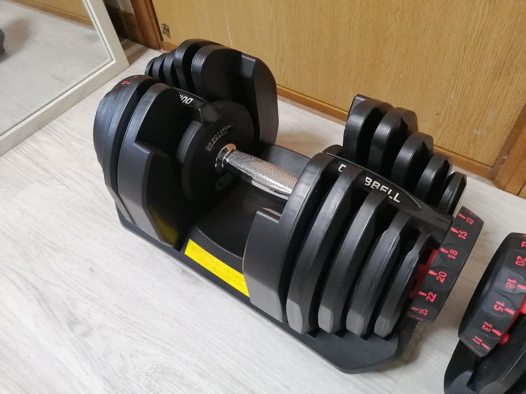 【引取限定、近隣届可】可変式ダンベル40kg×２個セット　アジャスタブルダンベル