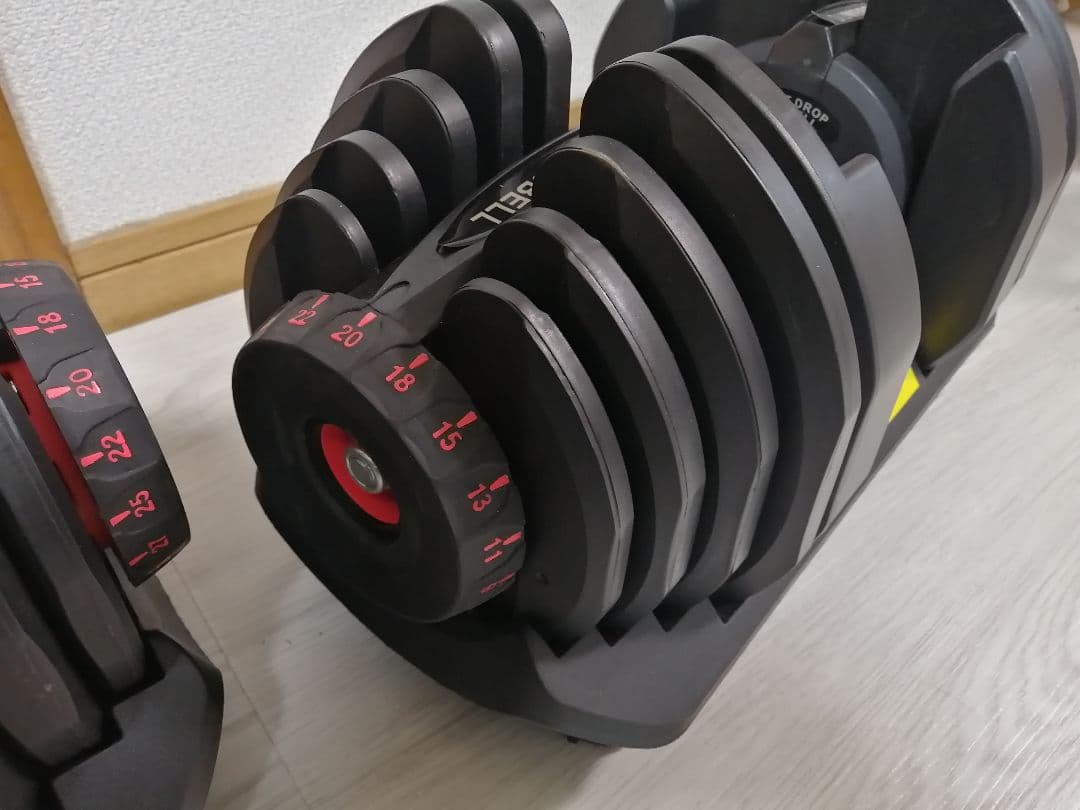 【引取限定、近隣届可】可変式ダンベル40kg×２個セット　アジャスタブルダンベル