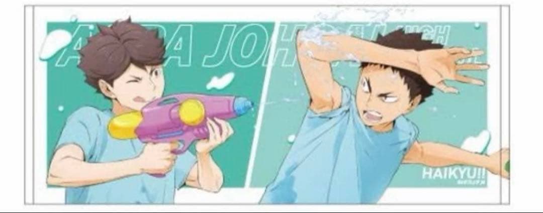 ハイキュー!! フェイスタオル 水遊び サマーフェア 新品未開封