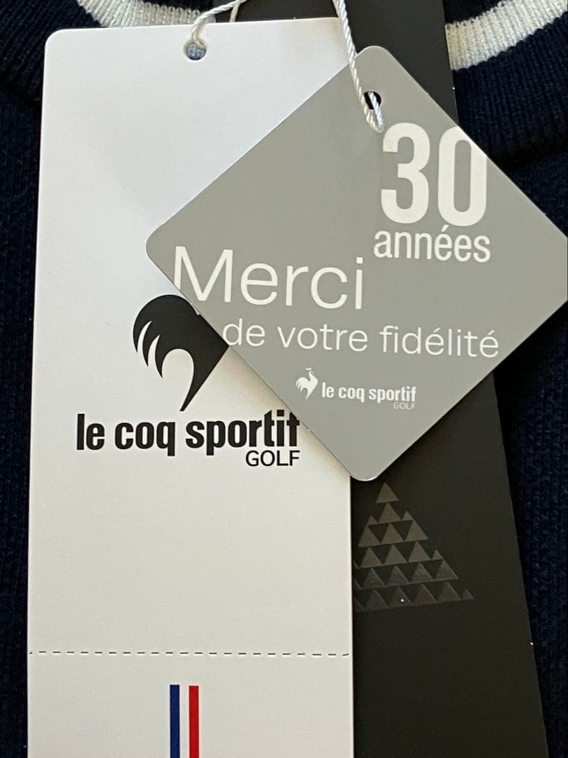 ルコックスポルティフゴルフ19,800円防風 長袖 ハーフジップセーター　武井壮