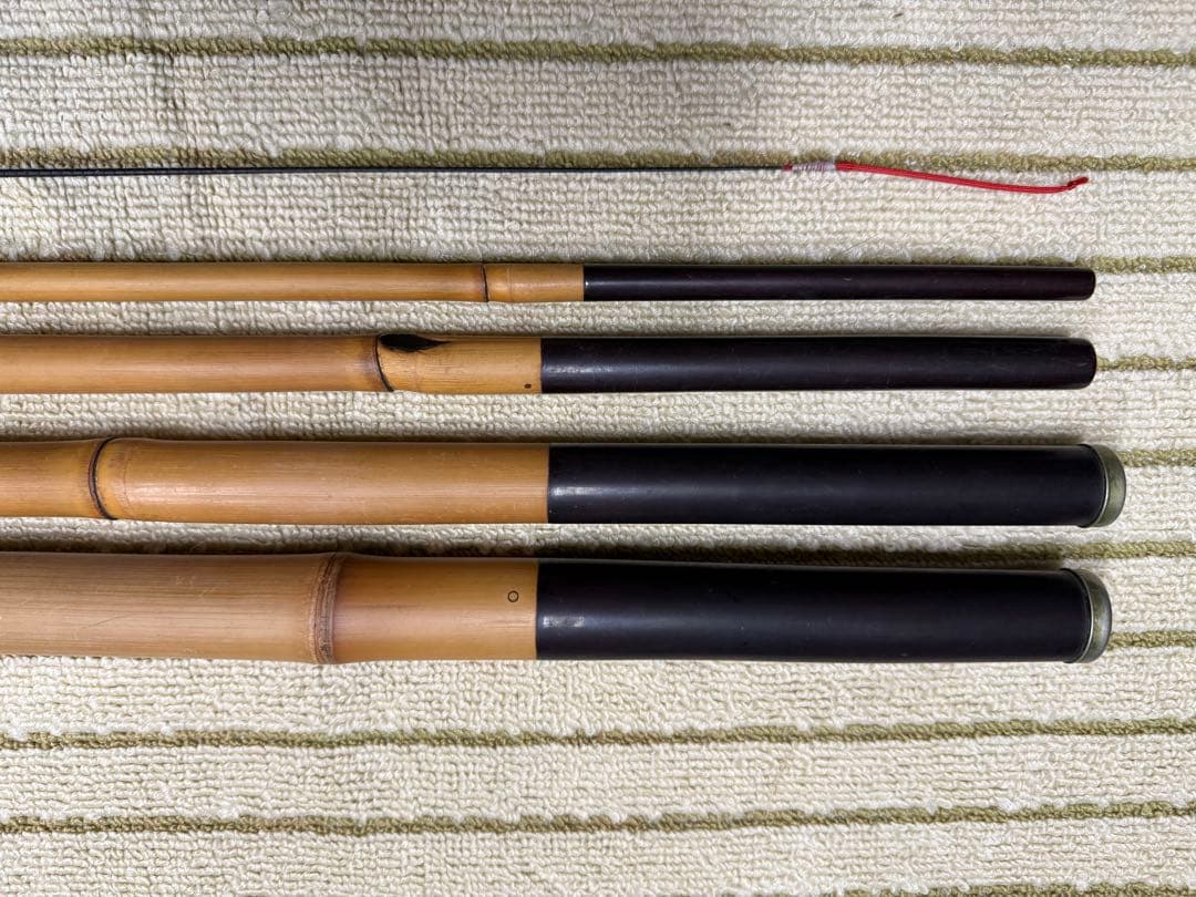 鮎友釣り　和竿　竹竿　竿よし