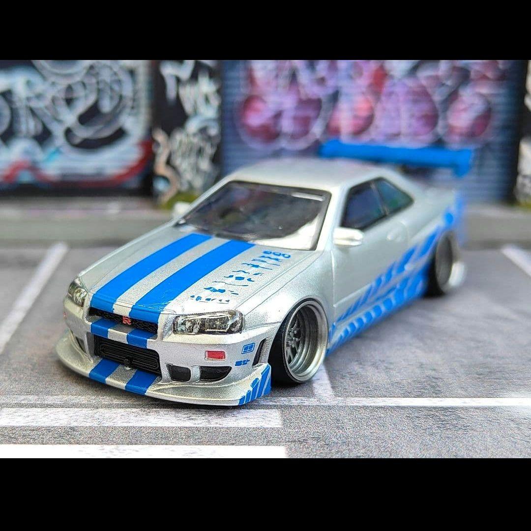 トミカ改造 トヨタ 80スープラ ワイスピ 廃盤 ☆深リム ホットウィール
