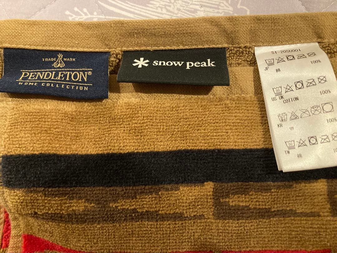 限定スノーピーク×PENDLETON ペンドルトン ブランケット ネイティブ柄