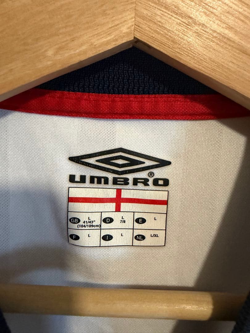 00s UMBRO アンブロ 2002年 イングランド代表 長袖ユニフォーム