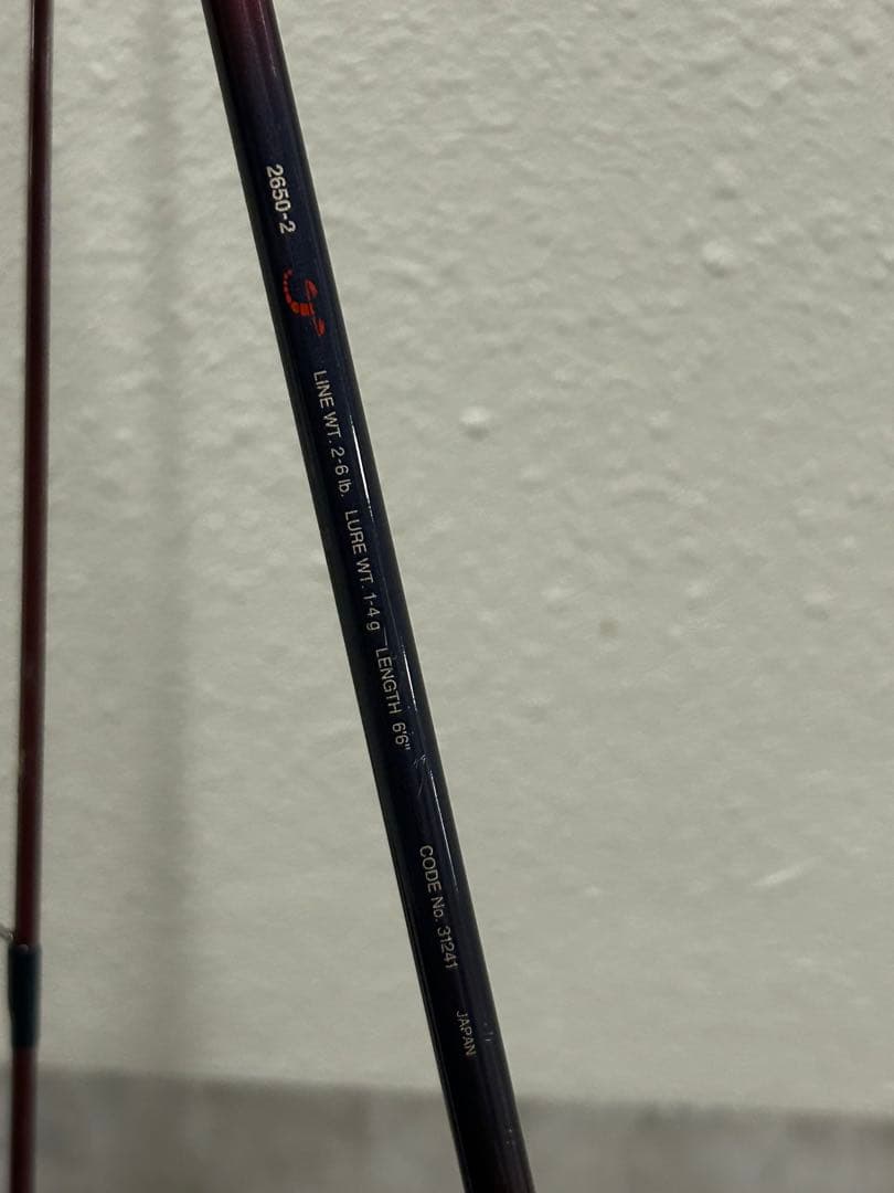 スコーピオン バスロッド 3F 2040-2 バスロッド 6'6\"
